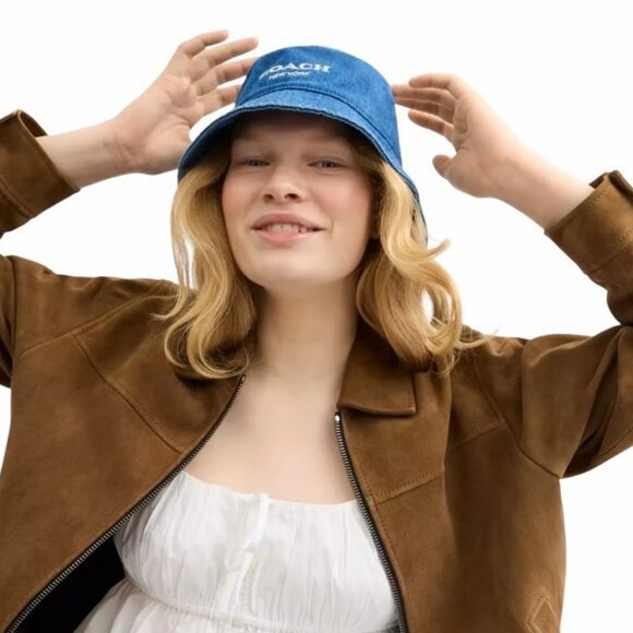 Coach Denim Bucket Hat - Picture 2 of 6